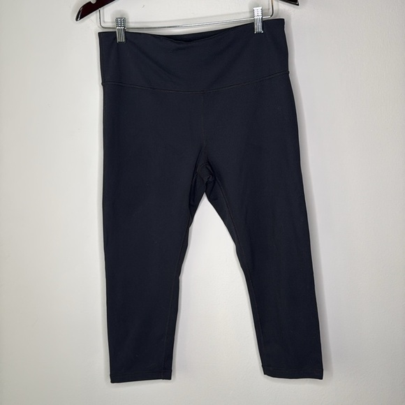 Zella Nordstrom Cropped Length Leggings in Black Size Large - Picture 1 of 6